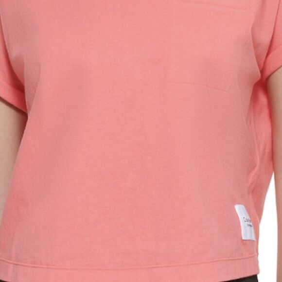 Calvin Klein Performance Bungee Hem Pocket Active Cotton T-Shirt, Tee S, - Picture 4 of 12